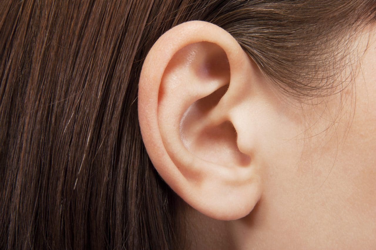 A person's ear